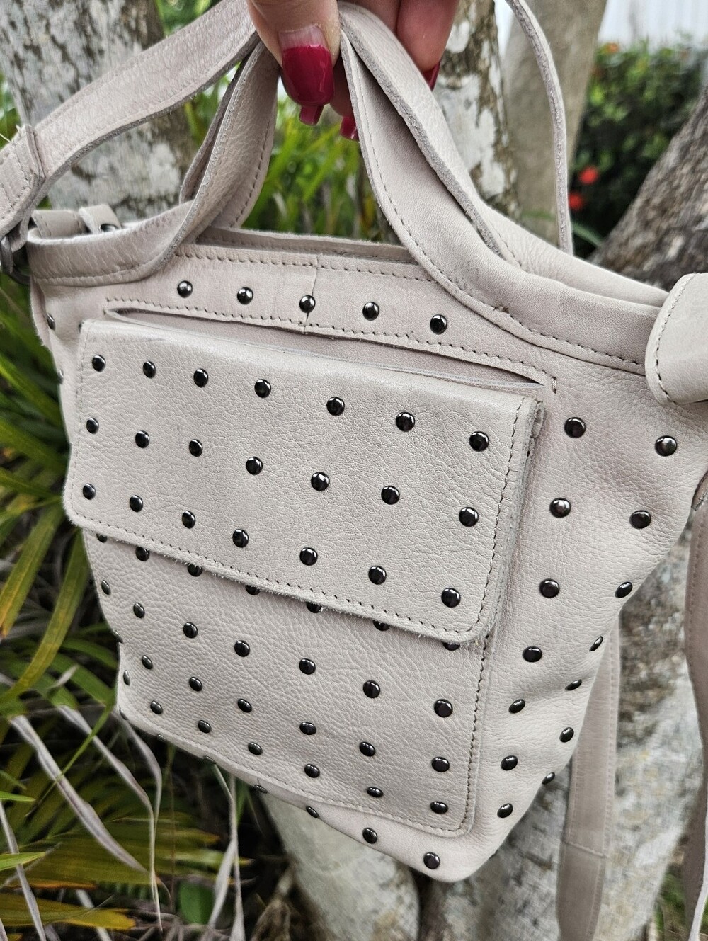 LATICO HANDBAG, LATICO STUDDED HANDBAG, LATICO LEATHER Crossbody PURSE